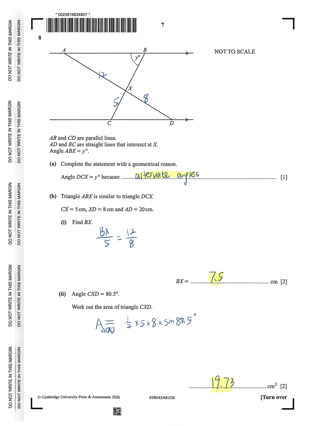 2026夏季大考IGCSE真题!IGCSE 0580中国区paper43真题+答案,高清完整版加详细解析 第5张 2026夏季大考IGCSE真题!IGCSE 0580中国区paper43真题+答案,高清完整版加详细解析 第5张