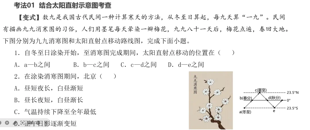 2026中考地理一轮复习:专题3:地球的运动 第28张