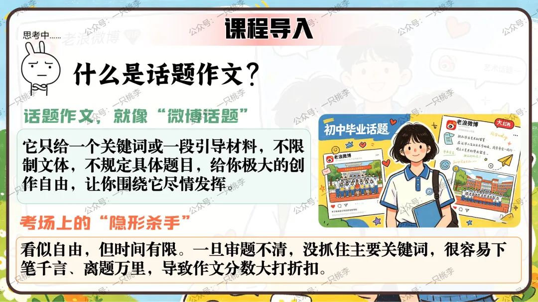作文专题 |话题作文请按“#”号键:《中考作文复习——话题作文审题指导》PPT课件 第30张