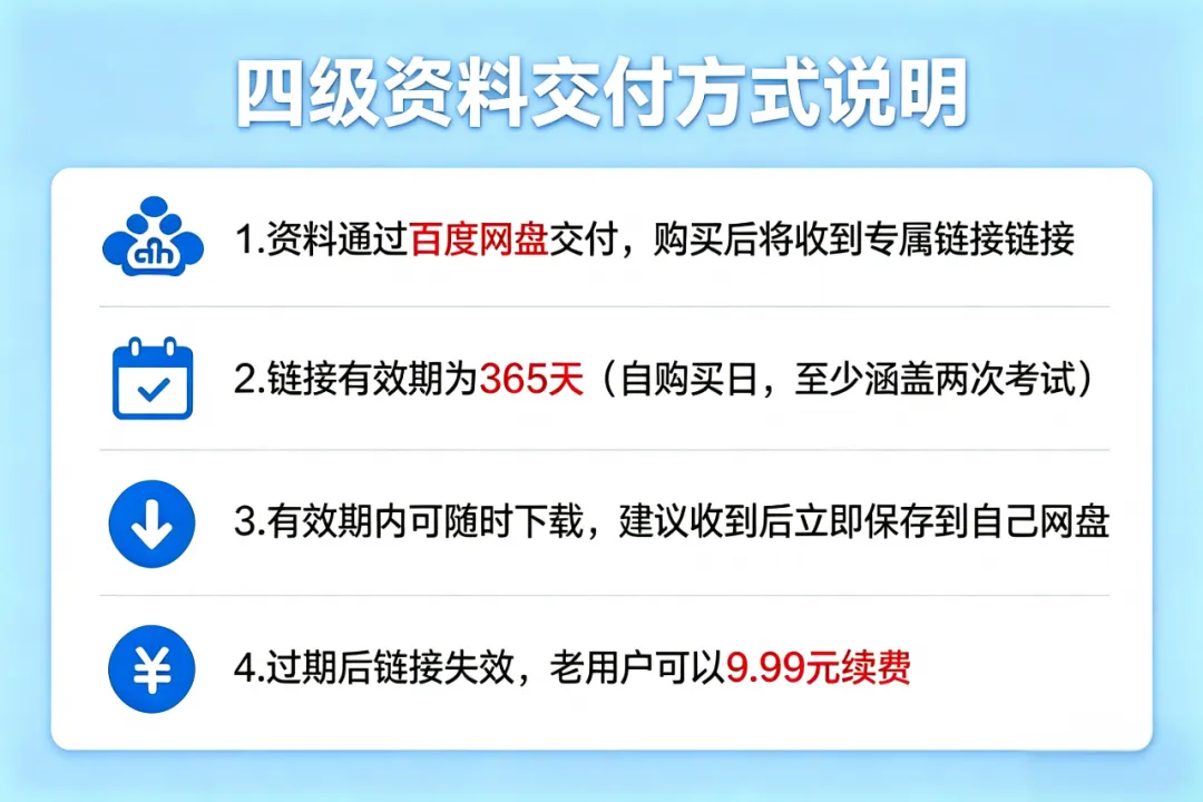 2022年6月~2025年12月四级真题答案及独家解析 吃透真题稳过级! 第2张