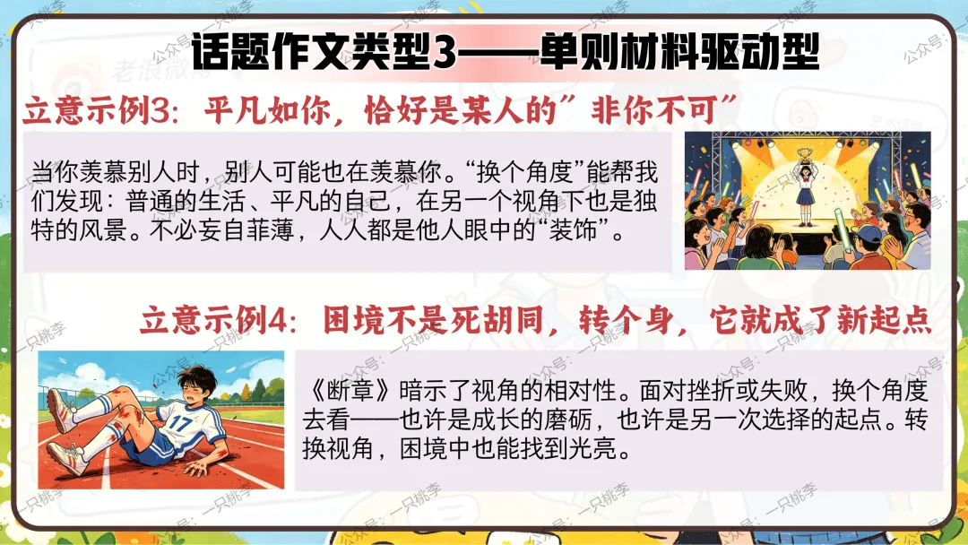 作文专题 |话题作文请按“#”号键:《中考作文复习——话题作文审题指导》PPT课件 第77张