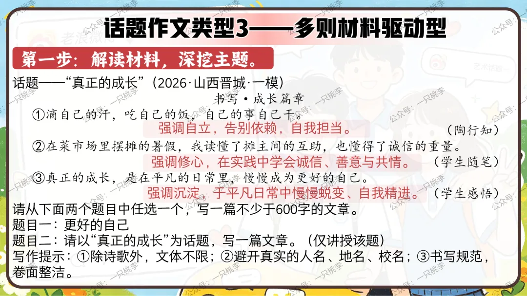 作文专题 |话题作文请按“#”号键:《中考作文复习——话题作文审题指导》PPT课件 第79张