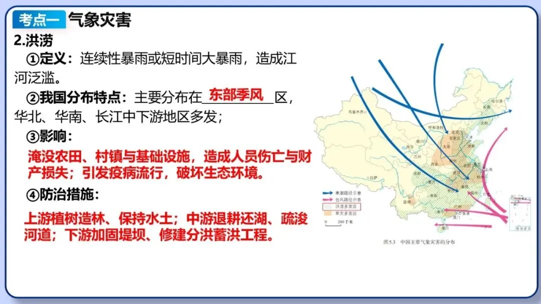 2026年中考地理二轮复习专题四 区域自然灾害与环境问题(课件+教学设计+导学案+课后习题) 第6张