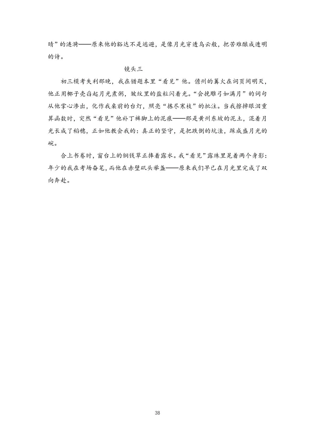 中考作文真题审题立意训练(学生版61页+教师版93页pdf版) 第13张