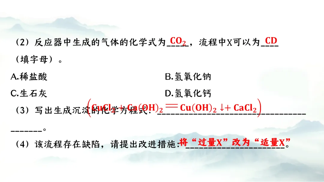 F943 二轮专题复习 决胜中考2026 优质课资源包 初中化学《专题复习---工艺流程》课件PPT+教学设计Word 第31张