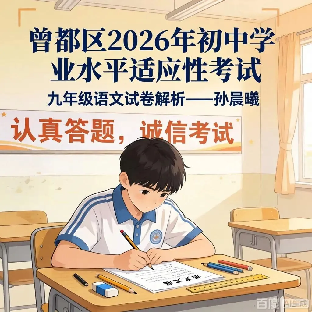 孙晨曦(试题研究)|曾都区2026年中考适应性考试语文试卷解析 第2张