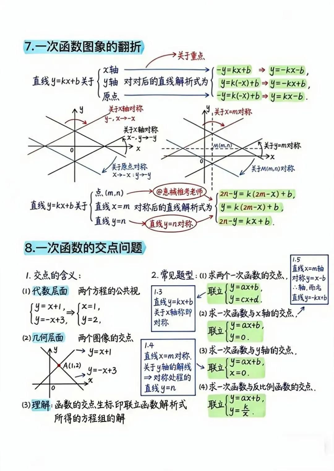 【2026版】中考数学提分!一次函数60个常考的重难点题型 第31张