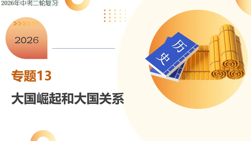 【中考复习】|专题13:大国崛起和大国关系 第2张
