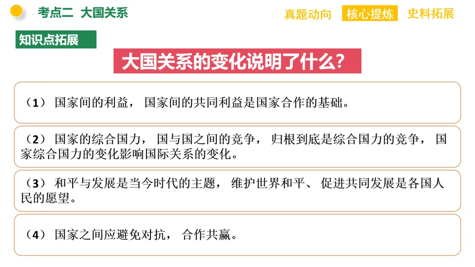【中考复习】|专题13:大国崛起和大国关系 第23张