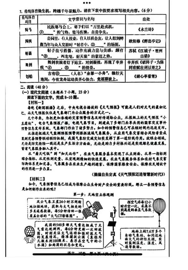 2025年广西中考真题试卷+答案解析【全科】,电子版PDF下载! 第4张