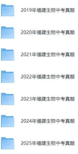 【最新完整】2026福建省中考生物历年真题汇编(打印下载) 第8张