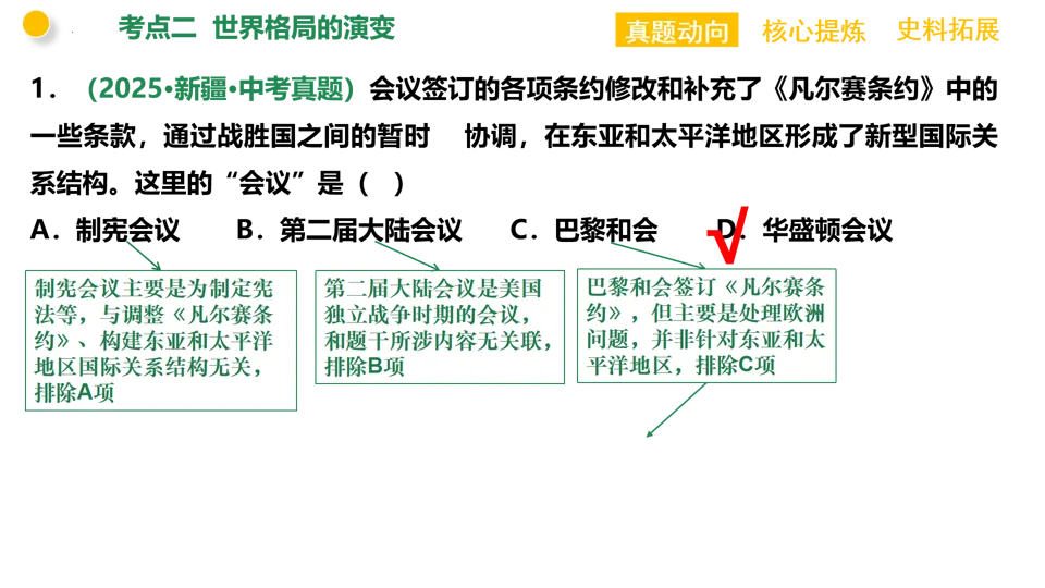 【中考复习】|专题12:两次世界大战与国际关系的演变 第12张