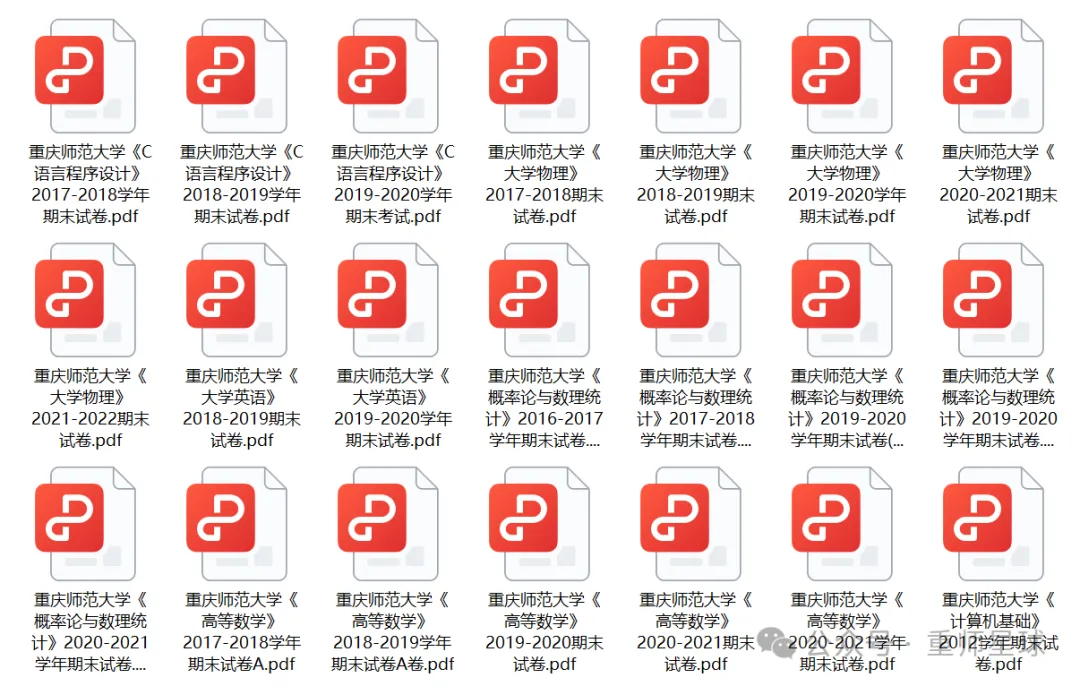 期中临近!重师历年真题试卷互助与分享 第10张