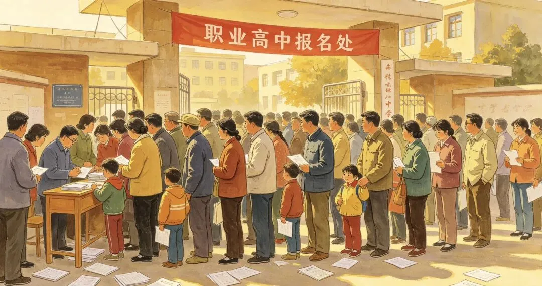 中考分流下,小县城公办职高一位难求,家长都慌了 第6张