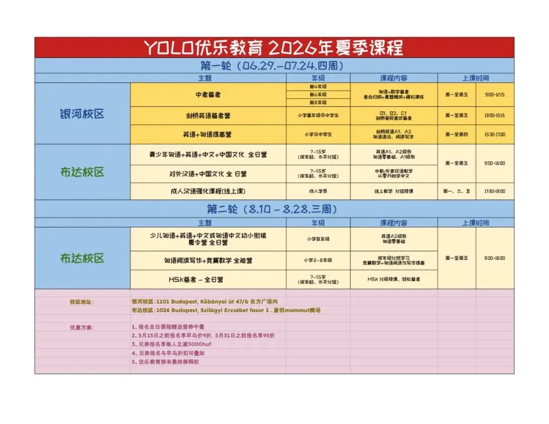 优乐教育2026暑期各年级中考备考+剑桥英语营,布达全日双语文化营等众多特色夏令营 | 开始报名 第1张
