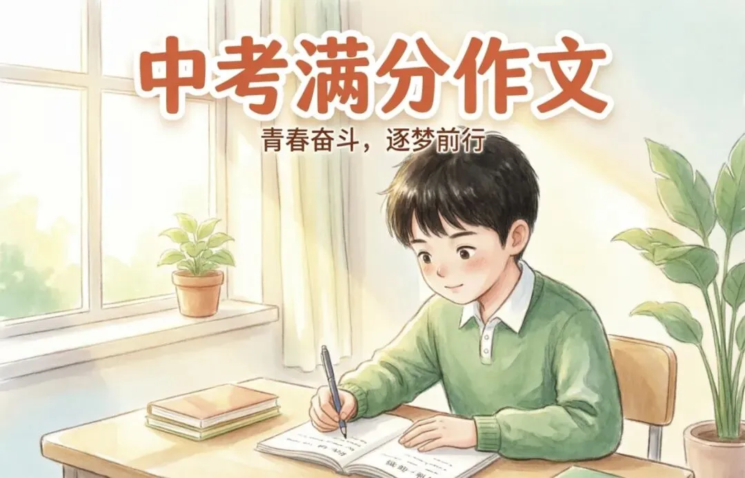 中考满分作文:10篇不同主题作文(含题目+解析),读一读,总有一篇让你受益非浅! 第2张