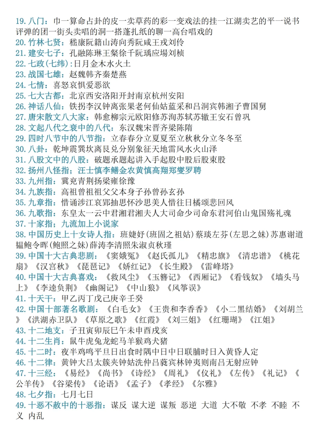 【璐语文】中考语文基础知识点归纳,都是要考的 第26张