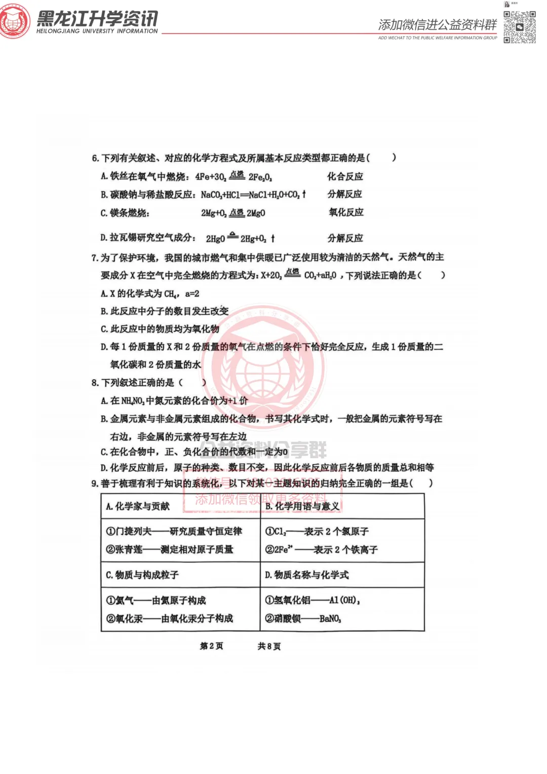 2026哈市试卷真题分享 第3张