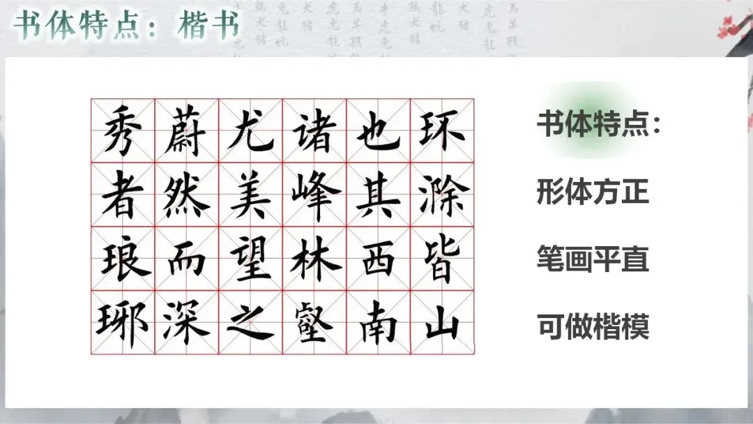 中考专题:书法 第3张