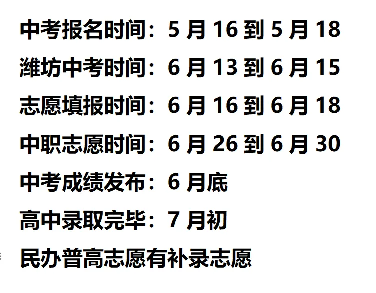 重磅!潍坊2026年中考发布会解读 第3张