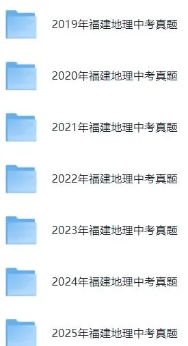 【最新完整】2026福建省中考地理历年真题汇编(打印下载) 第8张