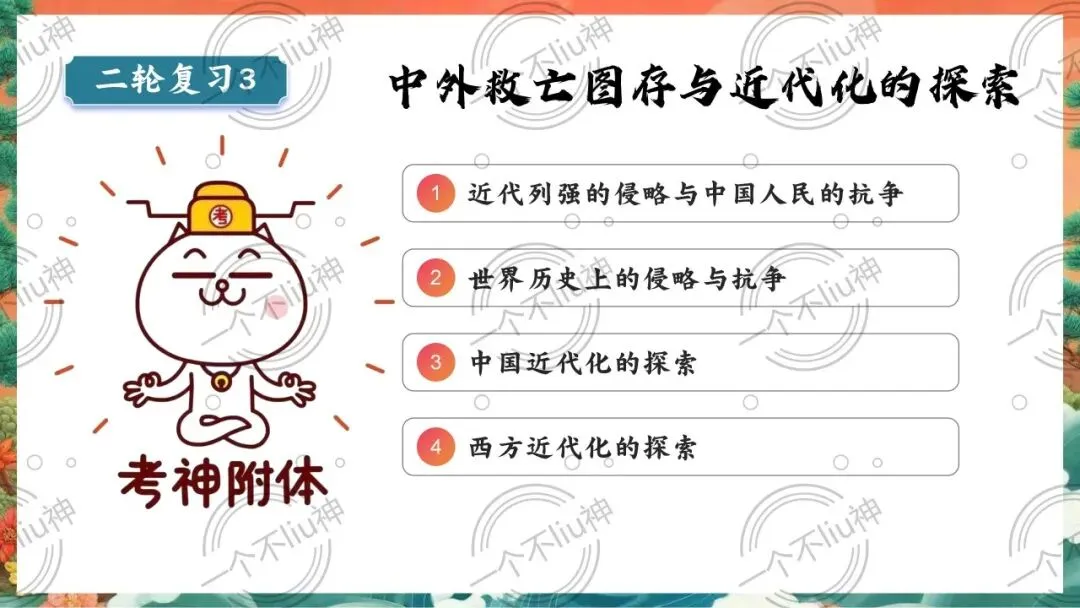 2026中考二轮-3中外救亡图存与现代化的探索 第7张