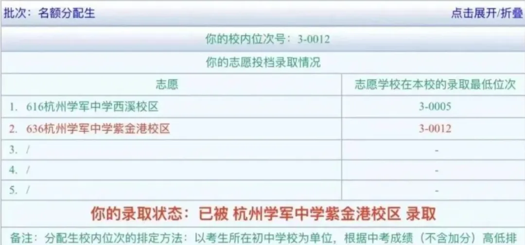 杭州中考最唏嘘的反差!633分落榜学紫,607分却上岸学军?关键在这步 第4张
