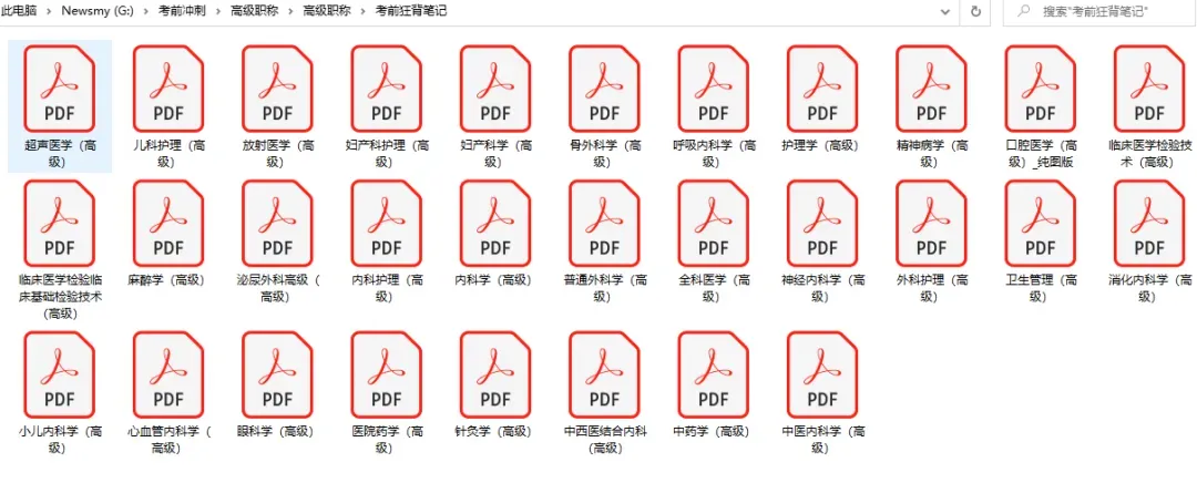 卫生高级职称历年真题免费领取!Pdf(高清可打印) 第29张