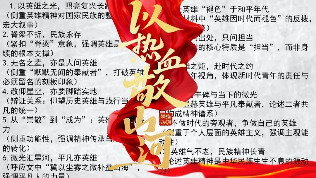 精评精析模考作文 | 材料作文 “英雄”导写与素材运用——2026年5月南通作文导写(附考场优作点评) 第18张