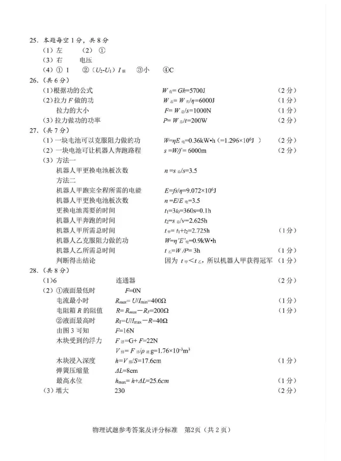 中考一模||江苏省镇江市中考一模物理卷 第10张 中考一模||江苏省镇江市中考一模物理卷 第10张