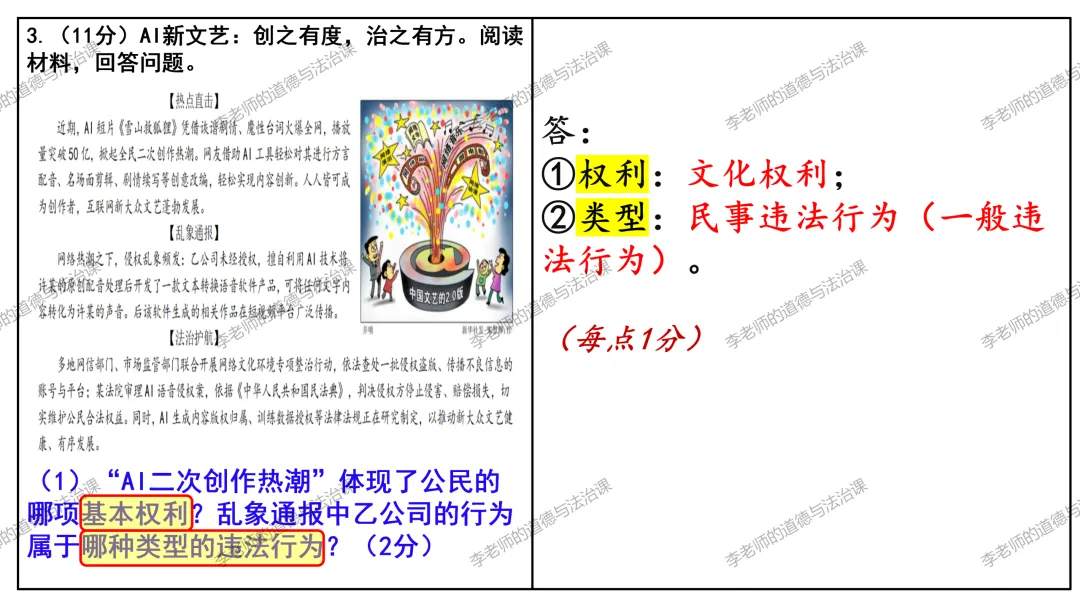 中考道法热点专题:法治问答题·专项突破(2026版)|课件+练习+微课,老师备课/学生复习必备 第9张 中考道法热点专题:法治问答题·专项突破(2026版)|课件+练习+微课,老师备课/学生复习必备 第9张