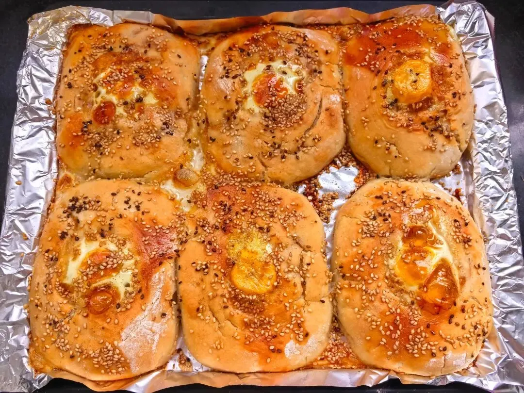 中考倒计时!初三儿子早餐不费妈,爆火的鸡蛋鲜肉烧饼,原来做法这么简单! 第1张