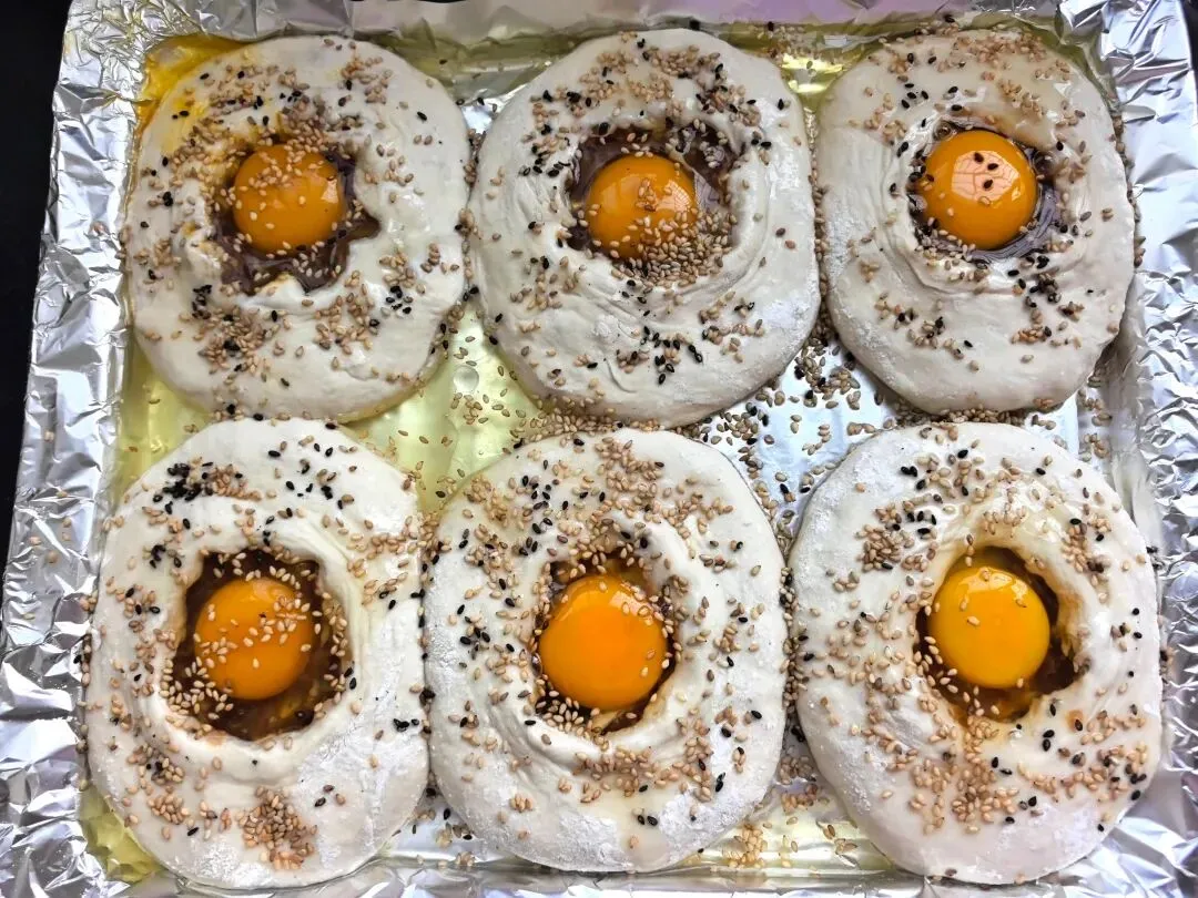 中考倒计时!初三儿子早餐不费妈,爆火的鸡蛋鲜肉烧饼,原来做法这么简单! 第8张