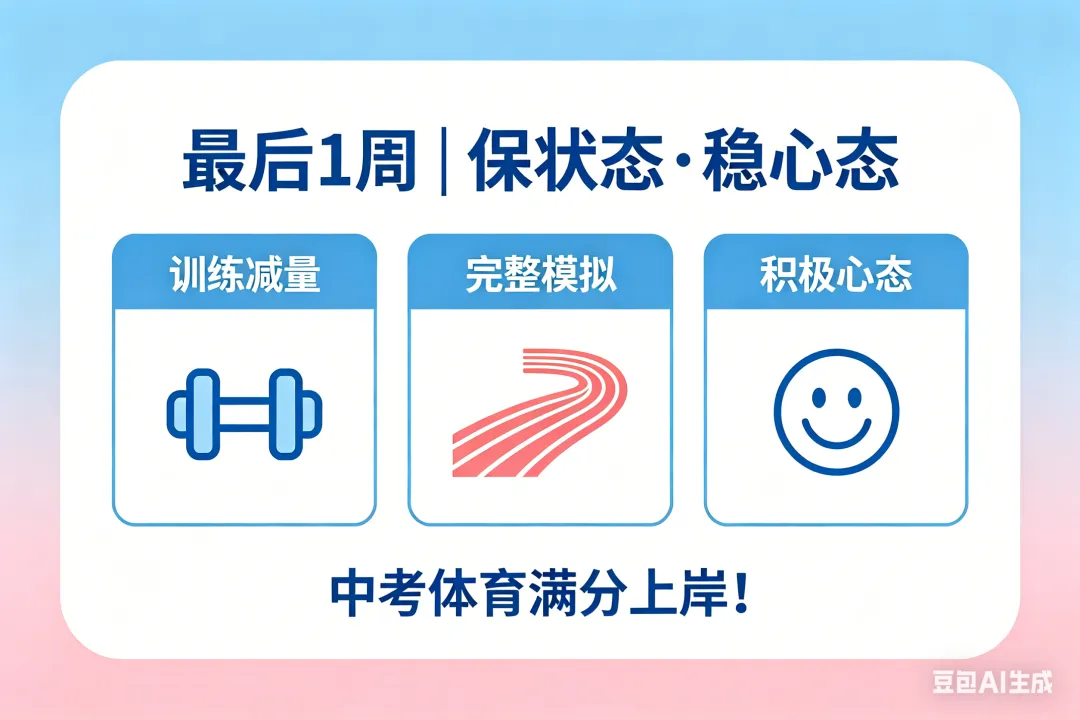 2026中考体育5月开考!最后20天提分攻略,避开3个坑,多拿5分很简单 第8张 2026中考体育5月开考!最后20天提分攻略,避开3个坑,多拿5分很简单 第8张