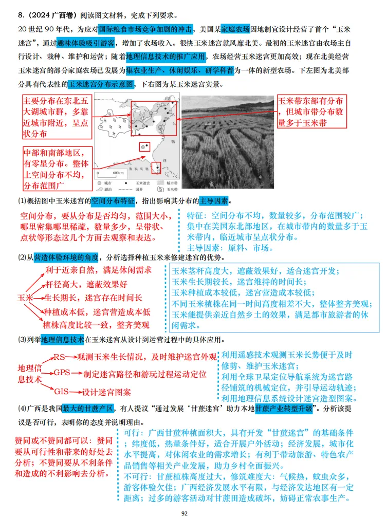 【真题拆解】近3年地理真题综合题:经典好题拆解—农业专题集锦 第9张