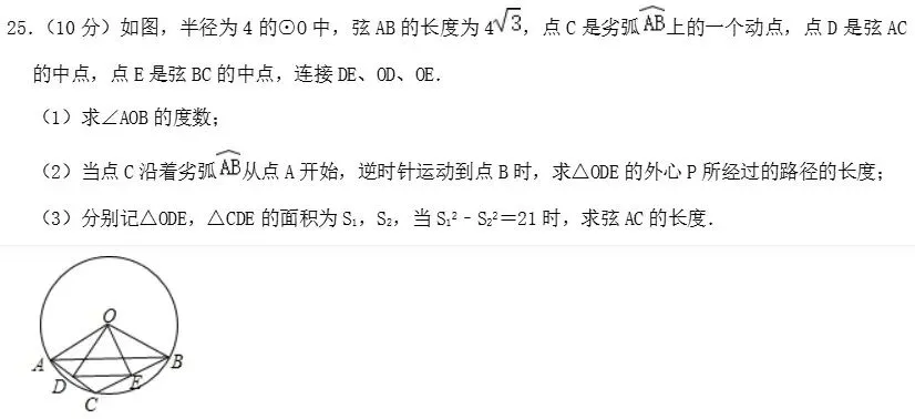 历年中考数学压轴题解析与点评——长沙2020(六) 第3张