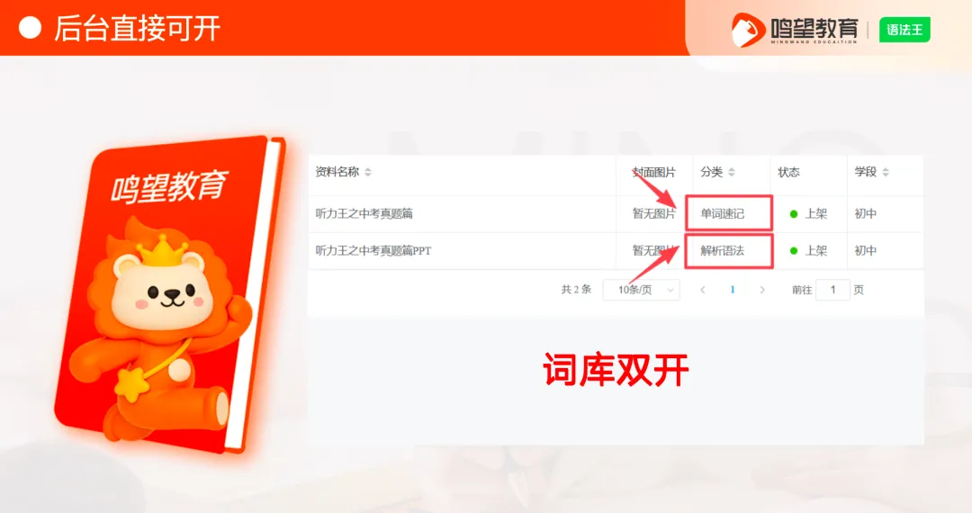 鸣望教育听力王:全方位攻克中考英语听力 第8张