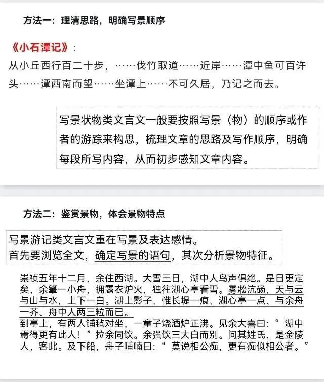 中考文言文复习,这样讲思路清晰效果好! 第10张