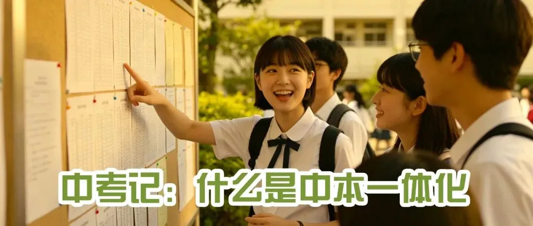 中考记:中本一体化简明指南 第1张