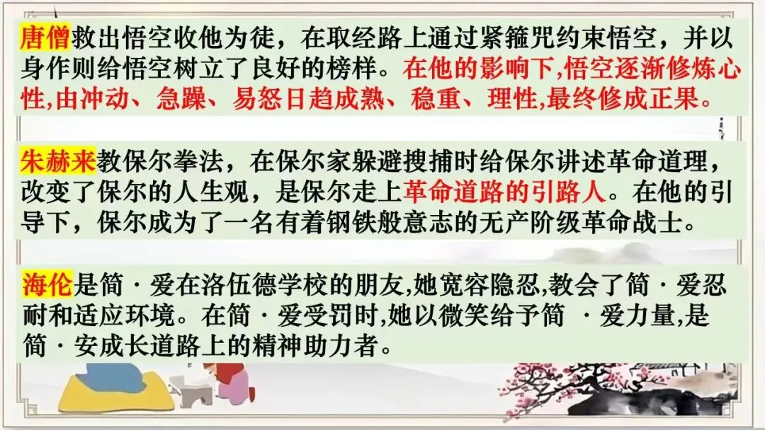 中考12部名著横向联读这样讲太赞了! 第9张