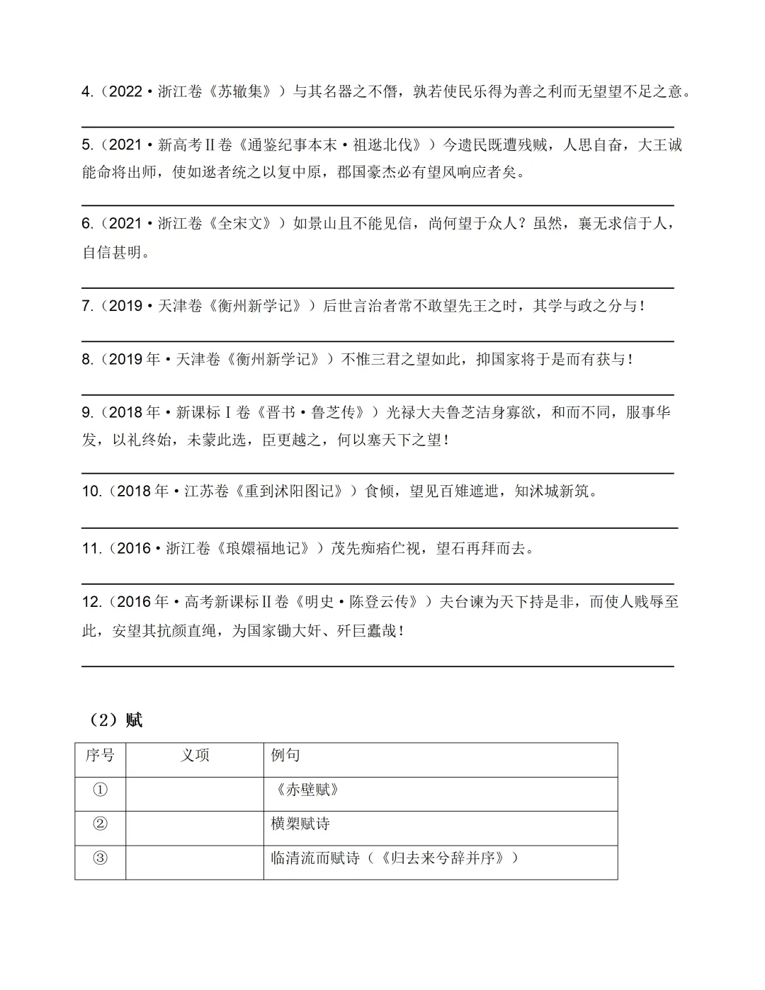 荀子劝学,高考“劝”分— —真题视角下的文言全梳理 第4张