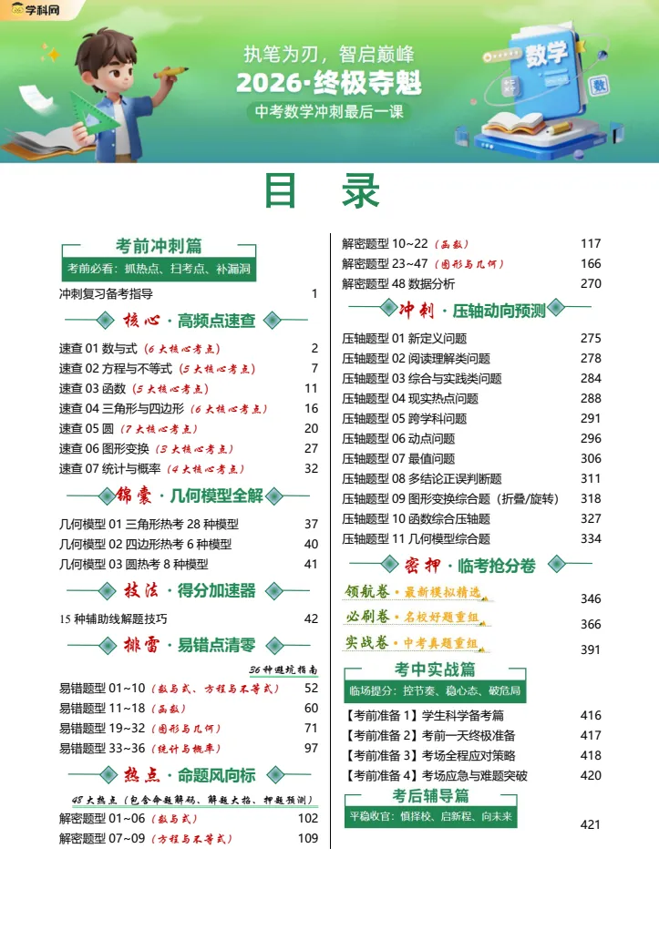 2026《中考•考前最后一课》(数学) 第4张