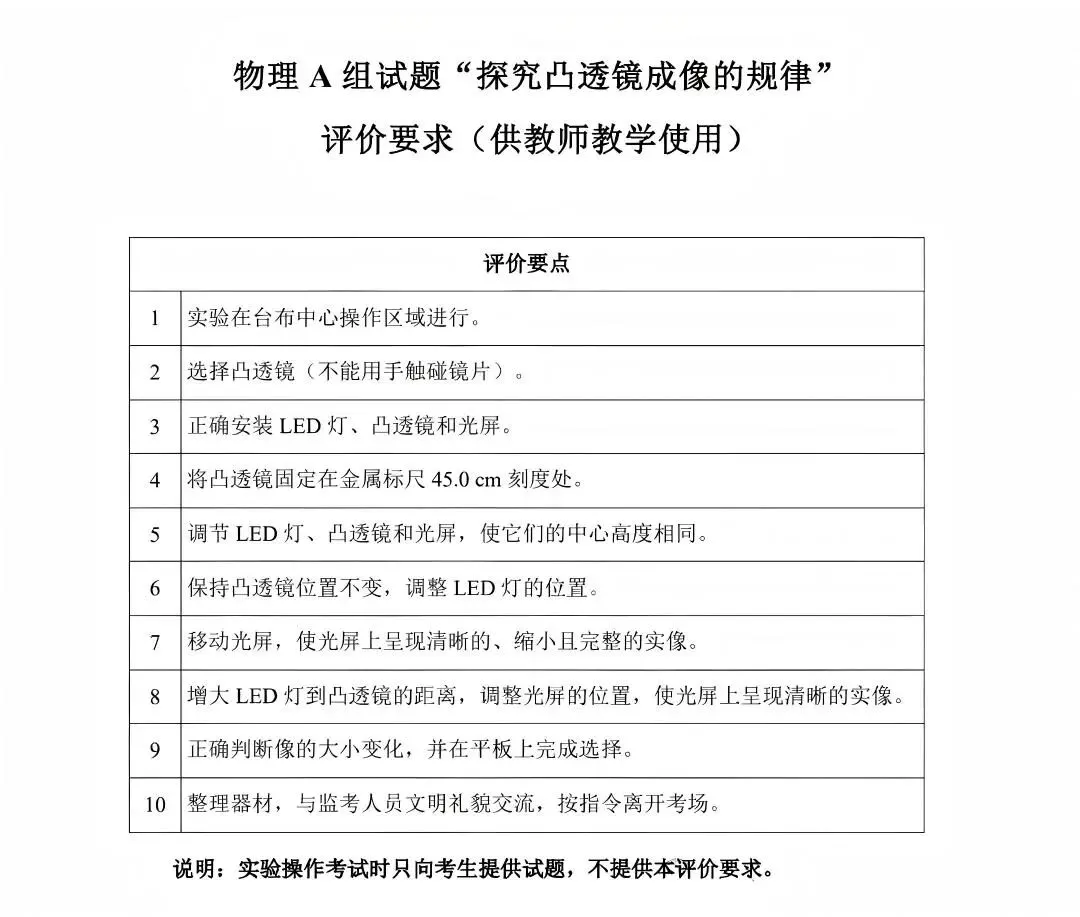 仅剩半个月!26年深圳中考理化实验操作考试试题+演示视频 第7张