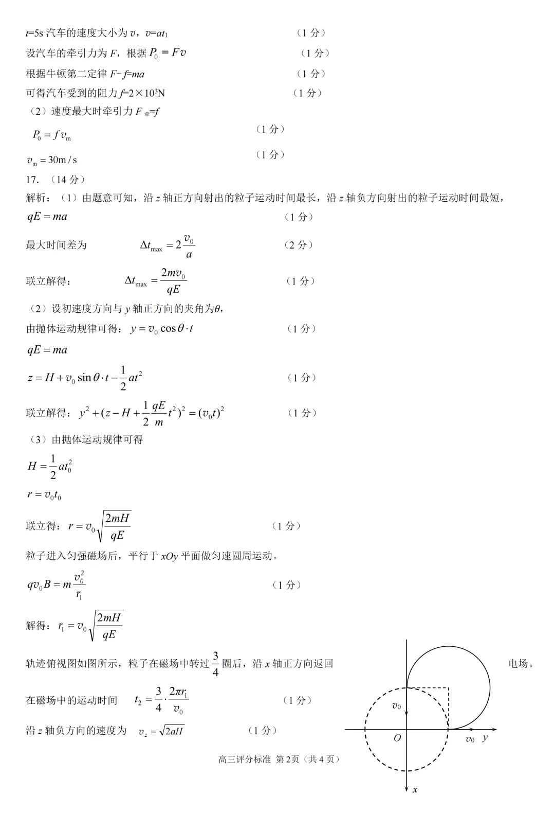日照二模|山东省日照市2023级高三模拟考试物理试题及答案 第11张