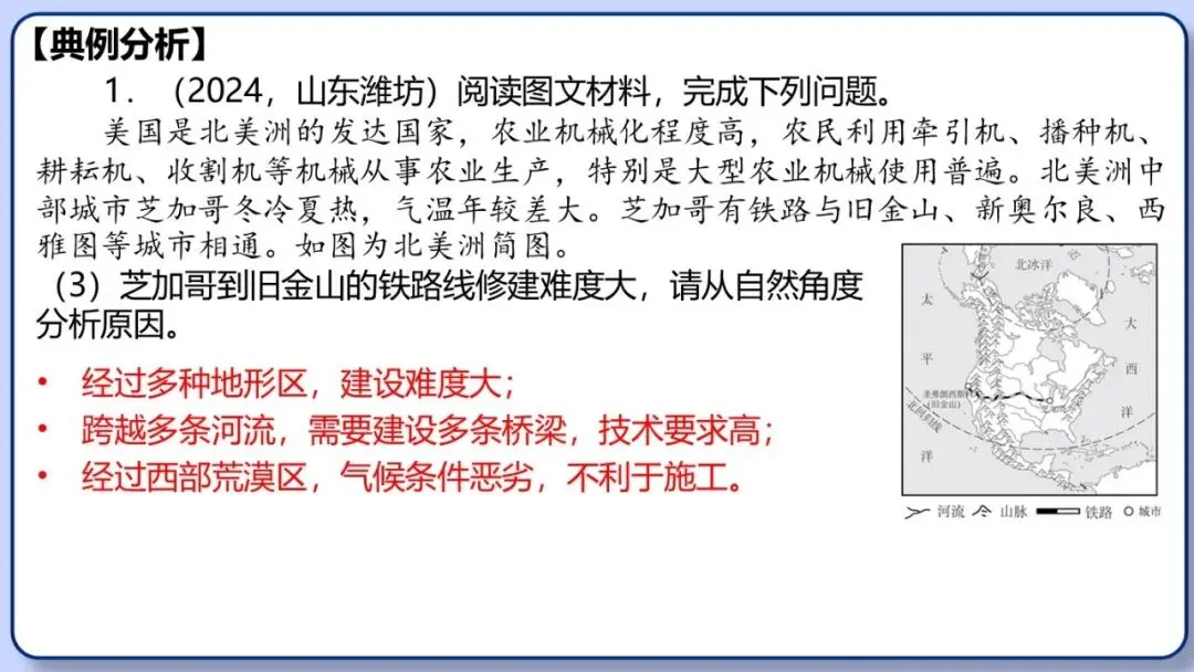 2026年中考地理三轮复习专题 综合题答题思路汇总 第29张