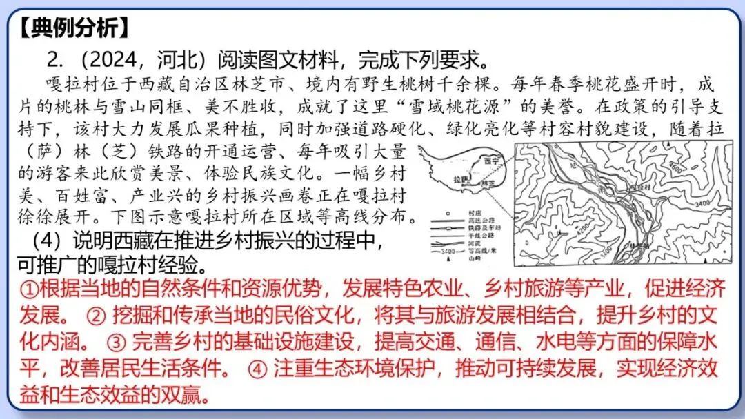 2026年中考地理三轮复习专题 综合题答题思路汇总 第116张