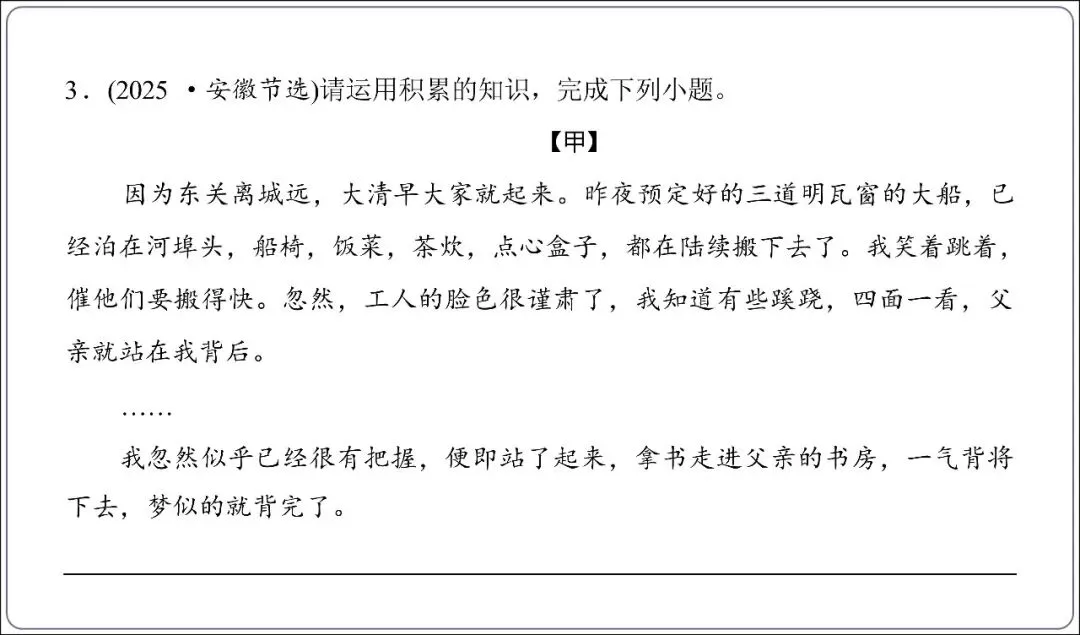 中考专项复习-12部名著阅读必刷题单篇过关+多部联读(讲解版,ppt73张) 第4张