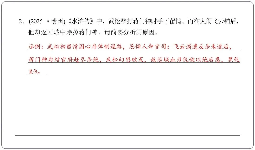 中考专项复习-12部名著阅读必刷题单篇过关+多部联读(讲解版,ppt73张) 第51张
