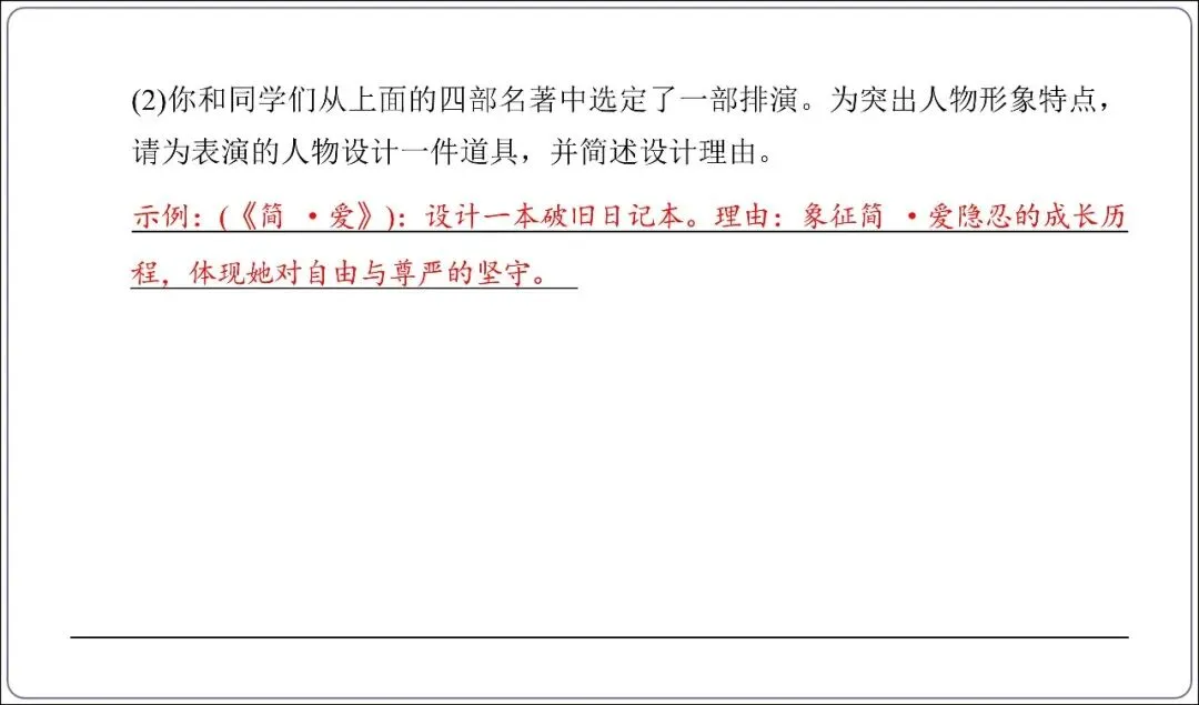 中考专项复习-12部名著阅读必刷题单篇过关+多部联读(讲解版,ppt73张) 第66张