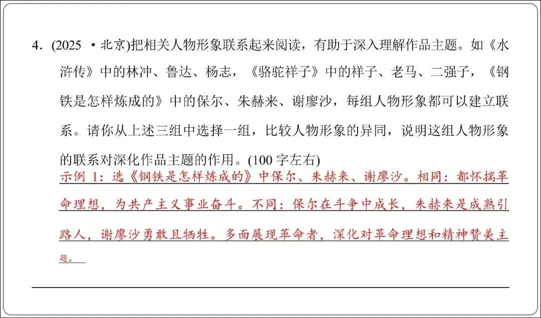 中考专项复习-12部名著阅读必刷题单篇过关+多部联读(讲解版,ppt73张) 第68张